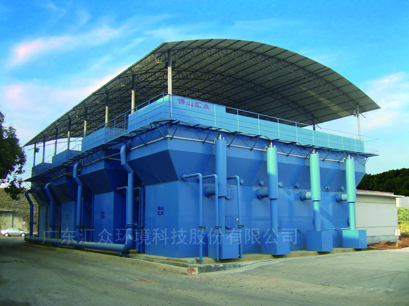 东莞某纸业公司250吨x4一体化净水器
